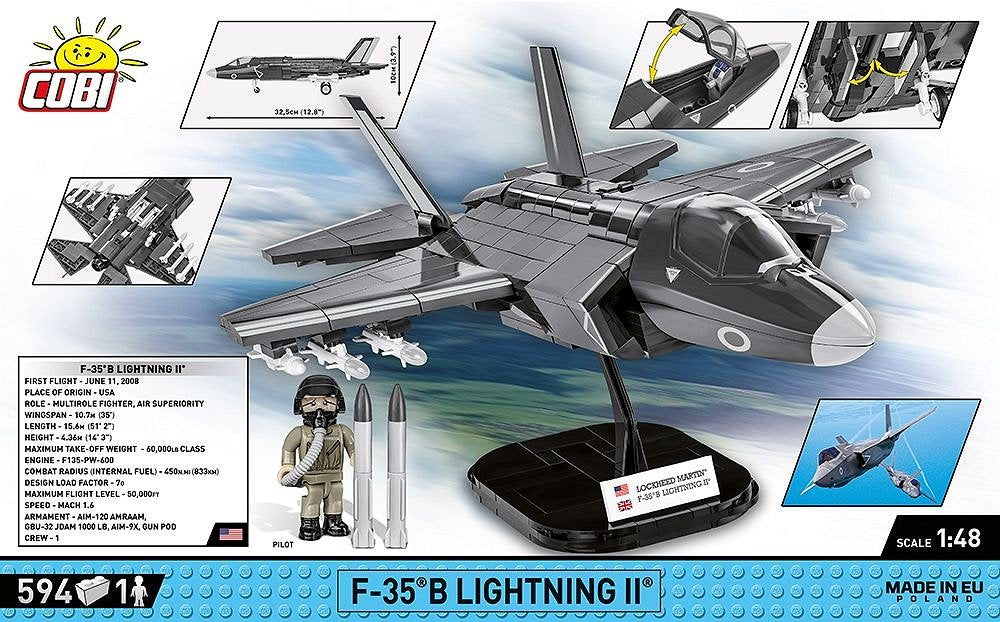 EAN 5902251058302 - COBI F-35B Lightning II Royal Air Force imagen 7