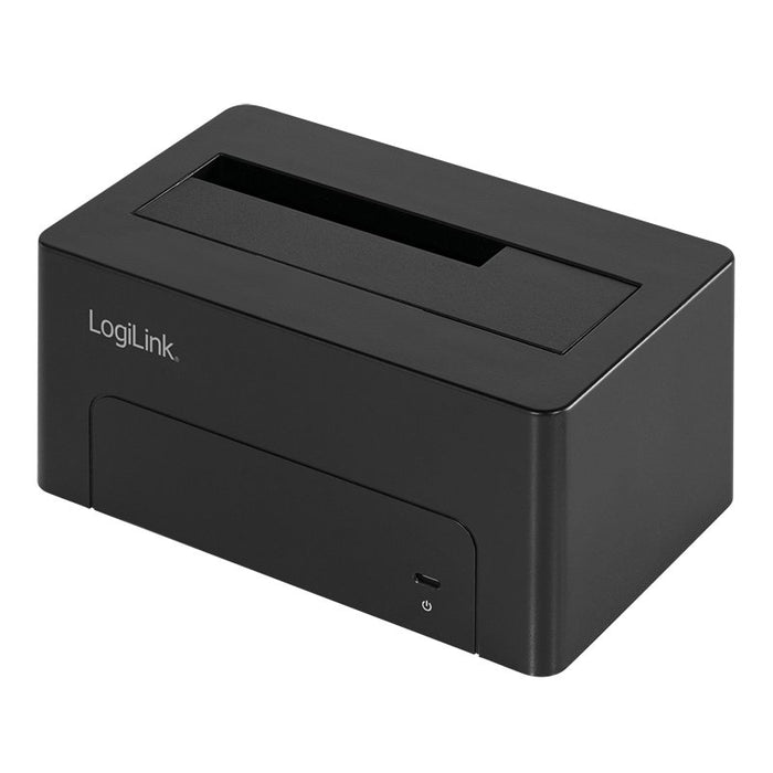 EAN 4052792046205 - LogiLink QP0027 base de conexión para disco duro USB 3.2 Gen 2 (3.1 Gen 2) Type-C Negro imagen 1