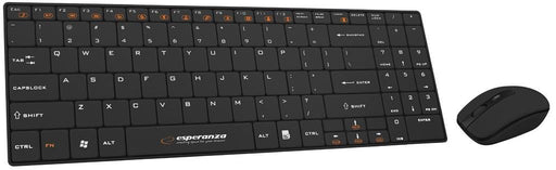 EAN 5901299902004 - Esperanza EK122K teclado Ratón incluido RF inalámbrico QWERTY Negro imagen 1