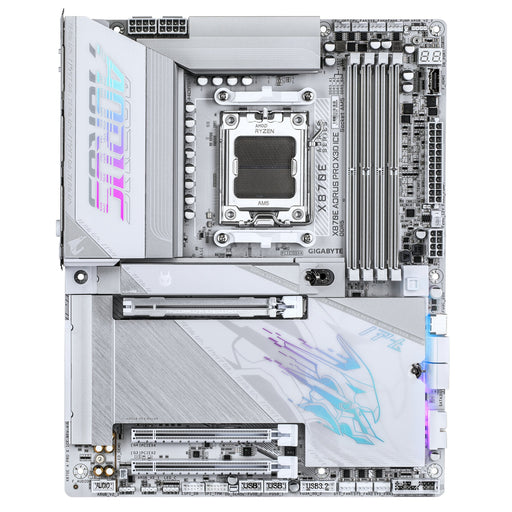 EAN 4719331876487 - GIGABYTE X870E AORUS PRO X3D ICE AMD X870E Zócalo AM5 ATX imagen 2