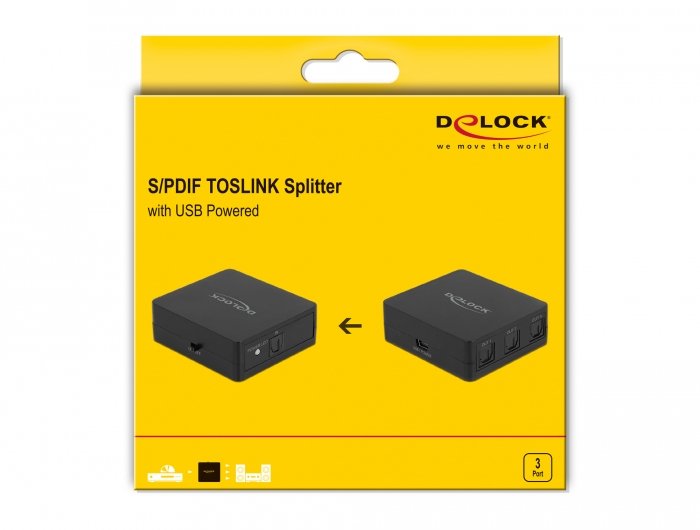 EAN 4043619633975 - DeLOCK 63397 interruptor de sonido Negro imagen 4