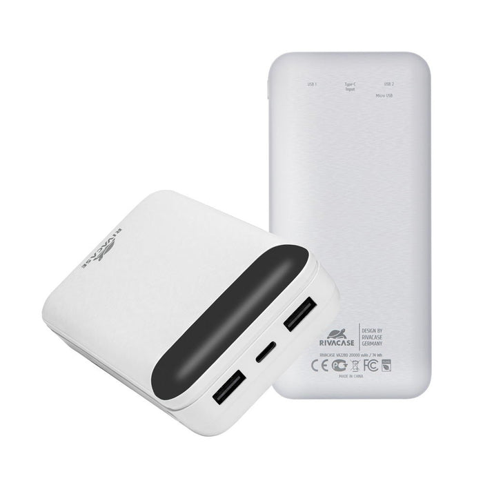 EAN 4260403579435 - Rivacase VA2280 batería externa Polímero de litio 20000 mAh Blanco imagen 19