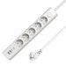 EAN 5715063467589 - Microconnect MC-GRU00515WS-USB base múltiple 1,5 m 5 salidas AC Interior Blanco imagen 1
