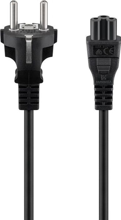 EAN 4040849578465 - Goobay 57846 cable de transmisión Negro 1 m Enchufe tipo F IEC C7 imagen 1