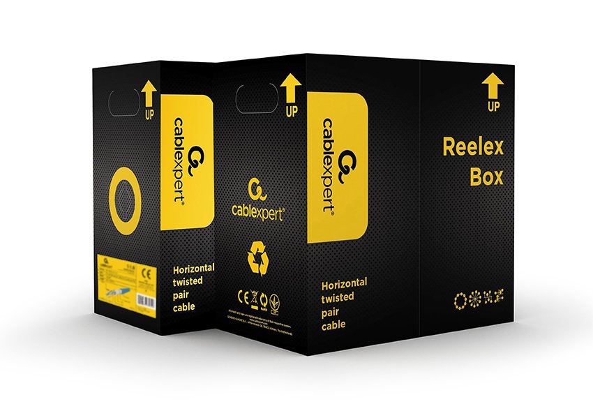 EAN 8716309123945 - Gembird UPC-5004E-SOL-B cable de red Azul 305 m Cat5e U/UTP (UTP) imagen 3