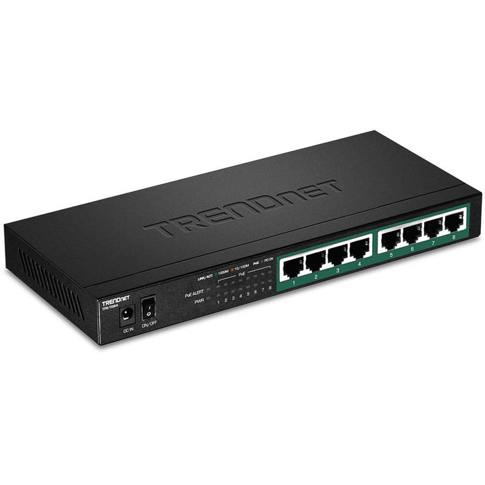 EAN 0710931162257 - Trendnet TPE-TG84 switch No administrado Gigabit Ethernet (10/100/1000) Energía sobre Ethernet (PoE) Negr imagen 1