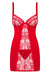 EAN 5901688212431 - Obsessive Heartina S/M Camisola Rojo Elastano, Poliamida imagen 1