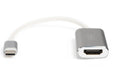 EAN 4016032385950 - Digitus DA-70836 adaptador de cable de vídeo 0,2 m USB Tipo C Plata imagen 5