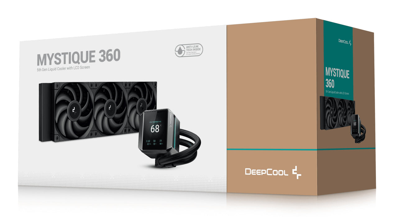 EAN 6933412728764 - DeepCool MYSTIQUE 360 Procesador Sistema de refrigeración líquida todo en uno 12 cm Negro 1 pieza(s) imagen 6