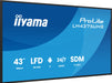 EAN 4948570125234 - iiyama LH4375UHS-B2AG pantalla de señalización Pantalla plana para señalización digital 108 cm (42.5") LC imagen 3