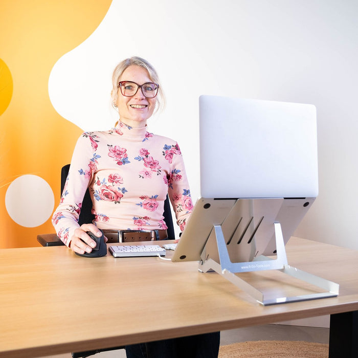 EAN 8719274491590 - R-Go Tools RGORIBASI soporte para ordenador portátil Plata 55,9 cm (22") imagen 3