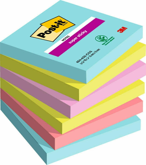 EAN 0076308499419 - Post-It 7100263206 nota autoadhesiva Plaza Azul, Verde, Rosa 90 hojas Autoadhesivo imagen 1