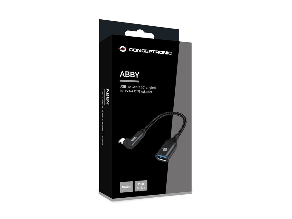 EAN 4015867236307 - Conceptronic ABBY19B cambiador de género para cable USB-C USB-A Negro imagen 3