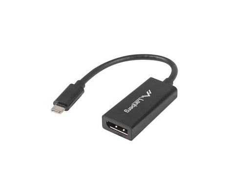 EAN 5901969418491 - Lanberg AD-UC-DP-01 adaptador de cable de vídeo 0,15 m USB Tipo C DisplayPort Negro imagen 1
