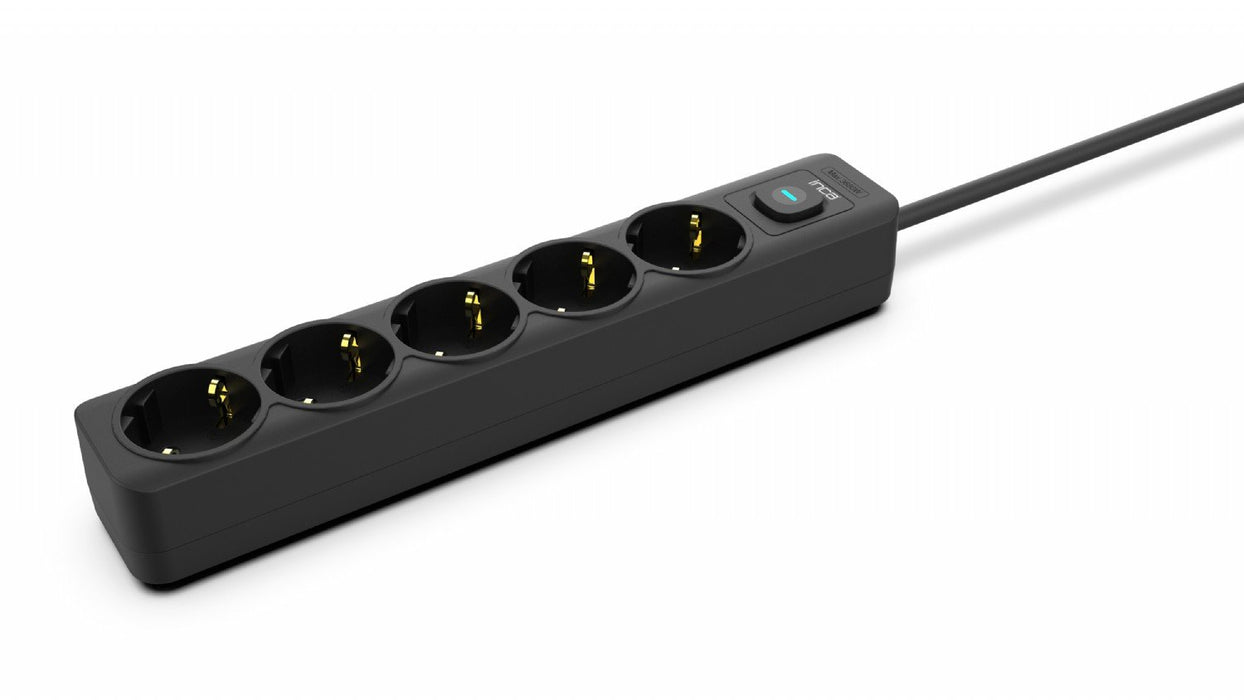 EAN 8681949014185 - Inca IPW-44SY limitador de tensión Negro 5 salidas AC 230 V 1,5 m imagen 4