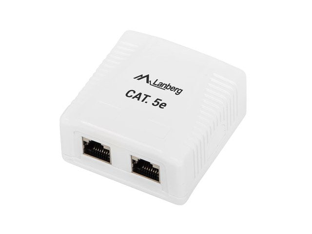 EAN 5901969404289 - Lanberg OS5-0002-W caja de tomacorriente RJ-45 Blanco imagen 3