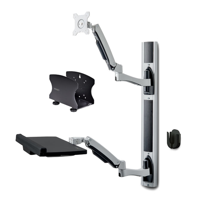 EAN 65030899475 - StarTech.com 2PASTSC-WALL-MOUNT estacion de trabajo sentado o de pie imagen 1
