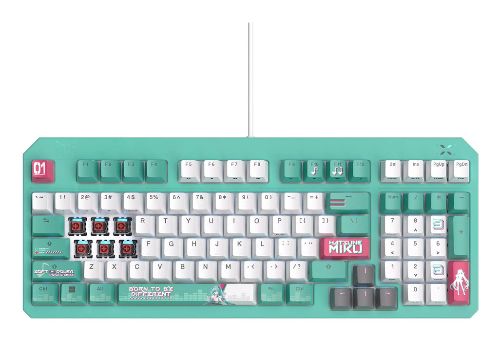 EAN 4711387881613 - ASUS TUF Gaming K3 Gen II Hatsune Miku Edition teclado Juego USB Multicolor imagen 5