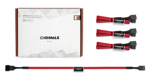 EAN 9010018200478 - Noctua NA-SEC1 CHROMAX.RED Extensión de cable imagen 1