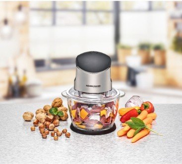 EAN 4001797854209 - Rommelsbacher MZ 400 picadora eléctrica de alimentos 1 L 400 W Negro, Acero inoxidable imagen 3