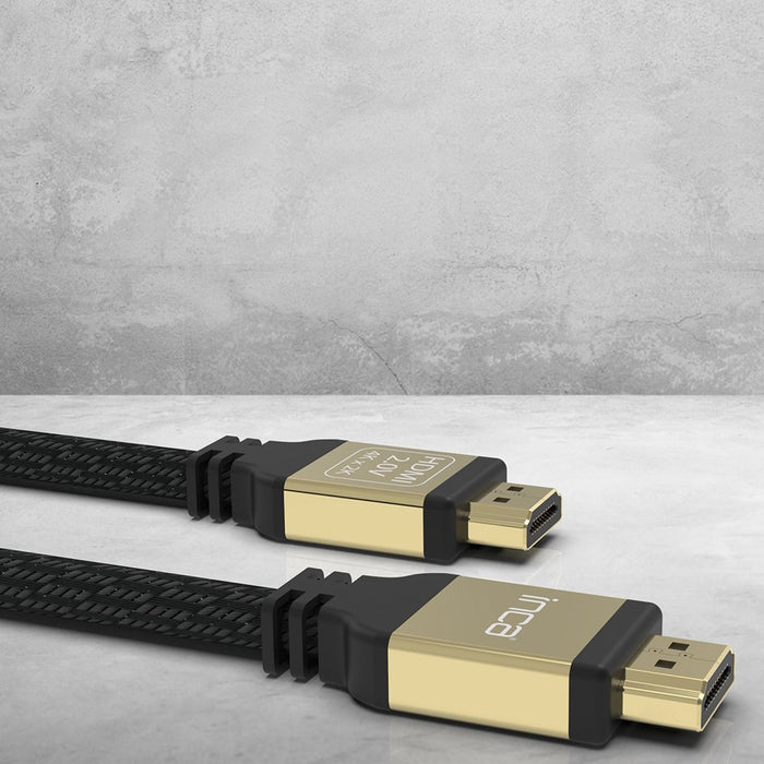 EAN 8697980470279 - Inca IHD-02 cable HDMI 2 m HDMI tipo A (Estándar) Negro, Oro imagen 8