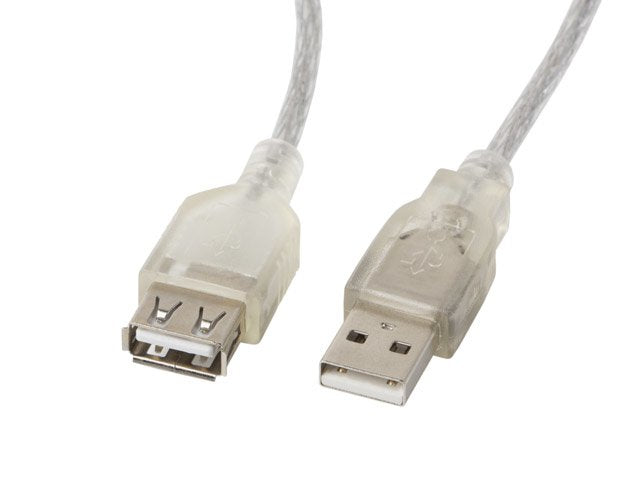 EAN 5901969413786 - Lanberg CA-USBE-12CC-0018-TR cable USB USB 2.0 1,8 m USB A Transparente imagen 1