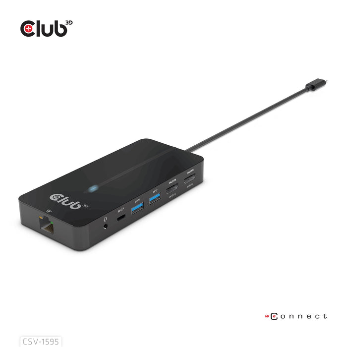 EAN 8719214472269 - CLUB3D CSV-1595 base para portátil y replicador de puertos USB 3.2 Gen 1 (3.1 Gen 1) Type-C Negro imagen 3