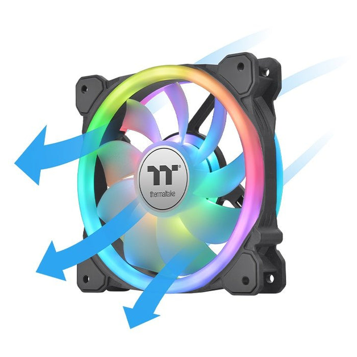 EAN 4713227531078 - Thermaltake SWAFAN 12 RGB Carcasa del ordenador Ventilador 12 cm Negro 3 pieza(s) imagen 3