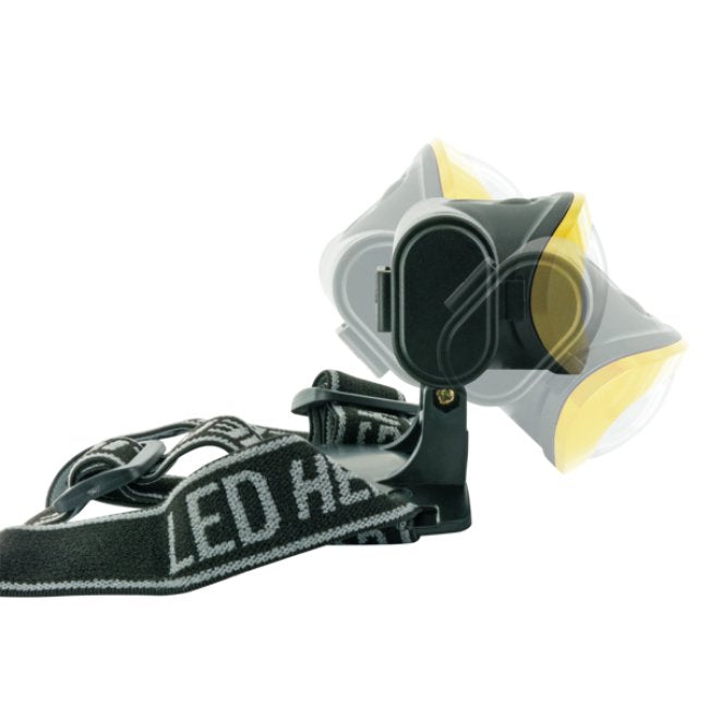 EAN 4004005030297 - Schwaiger WLED 40 Negro, Amarillo Linterna con cinta para cabeza COB LED imagen 5