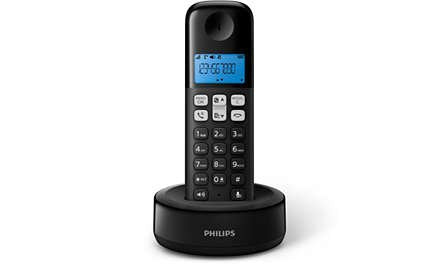 EAN 4895229101067 - Philips D1611B/34 teléfono Teléfono DECT Identificador de llamadas Negro imagen 1
