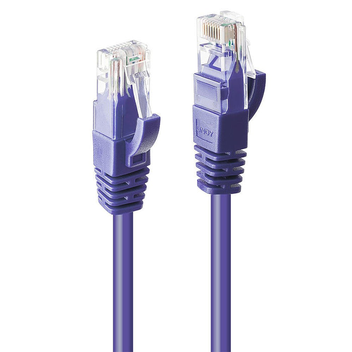 EAN 4002888481243 - Lindy 48124 cable de red Violeta 3 m Cat6 U/UTP (UTP) imagen 1