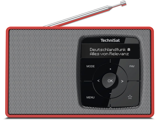 EAN 4019588339101 - TechniSat DIGITRADIO 2 Portátil Digital Rojo, Plata imagen 1