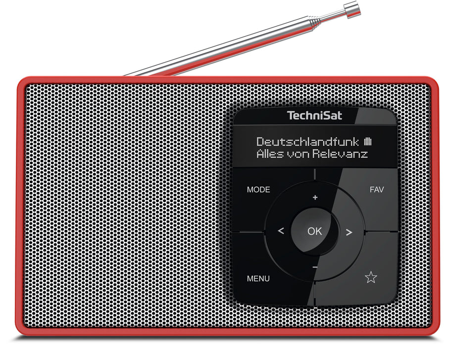 EAN 4019588339101 - TechniSat DIGITRADIO 2 Portátil Digital Rojo, Plata imagen 1