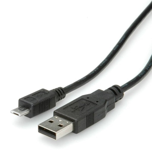 EAN 7611990193844 - ROLINE 11.02.8755 cable USB USB 2.0 3 m USB A Micro-USB B Negro imagen 1
