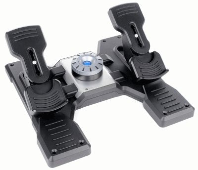EAN 5099206069916 - Logitech G Flight Rudder Pedals Negro, Plata USB 2.0 Simulador de Vuelo Analógico/Digital PC imagen 1