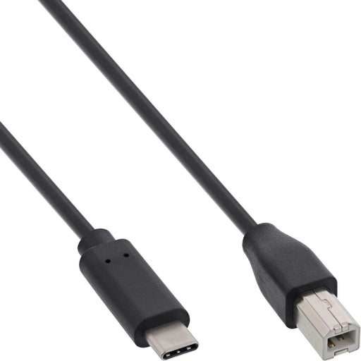 EAN 4043718249985 - InLine 35766 cable USB USB 2.0 0,5 m USB C USB B Negro imagen 1