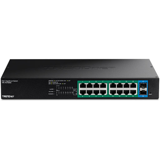 EAN 0710931162561 - Trendnet TPE-TG182ES switch Gestionado Gigabit Ethernet (10/100/1000) Energía sobre Ethernet (PoE) Negro imagen 2