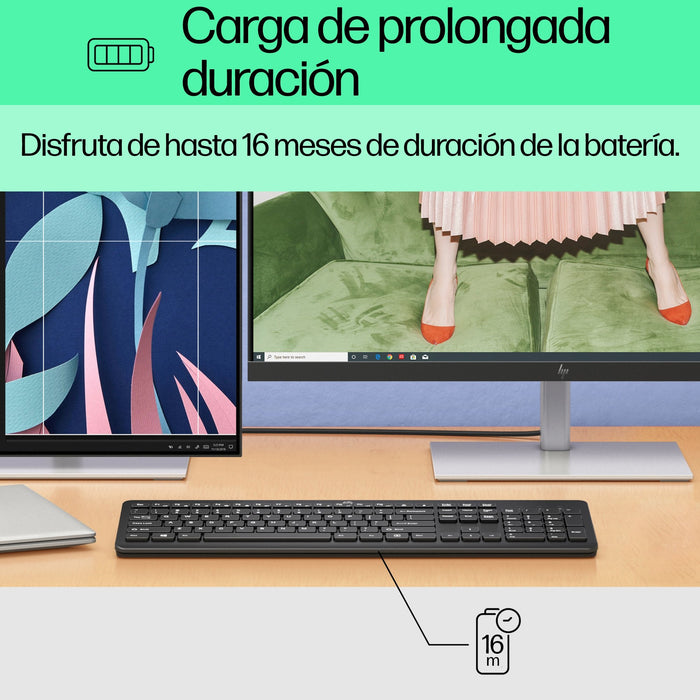 EAN 0195908430087 - HP 230 BLK Wireless Keyboard teclado Universal RF inalámbrico Negro imagen 7