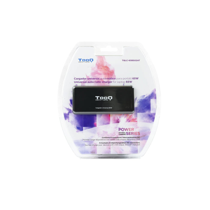 EAN 8433281007512 - TooQ TQLC-65BS02AT adaptador e inversor de corriente Interior 65 W Negro imagen 5