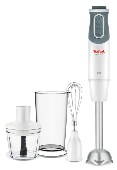 EAN 3016661150036 - Tefal Optichef HB6431 0,8 L Batidora de inmersión 800 W Metálico cuarzo, Blanco imagen 1