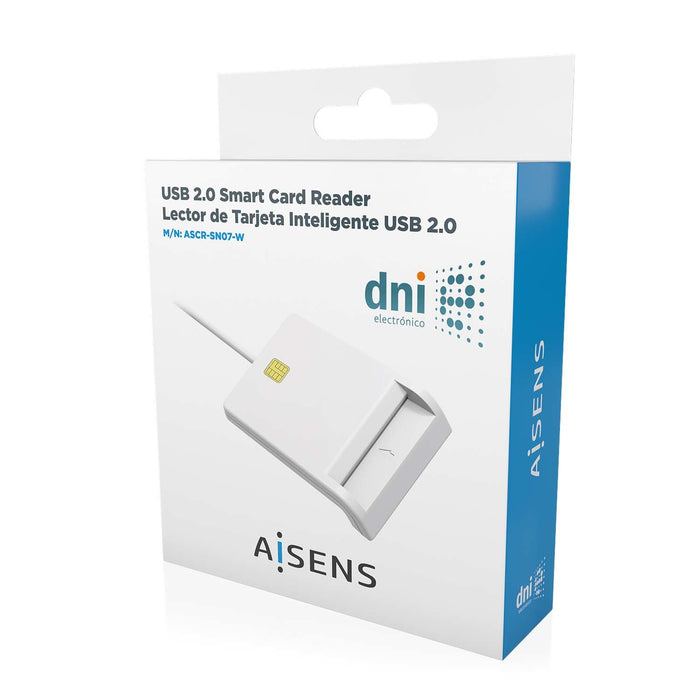 EAN 8436574709322 - AISENS ASCR-SN07-W lector de tarjeta inteligente Interior USB USB 2.0 imagen 6
