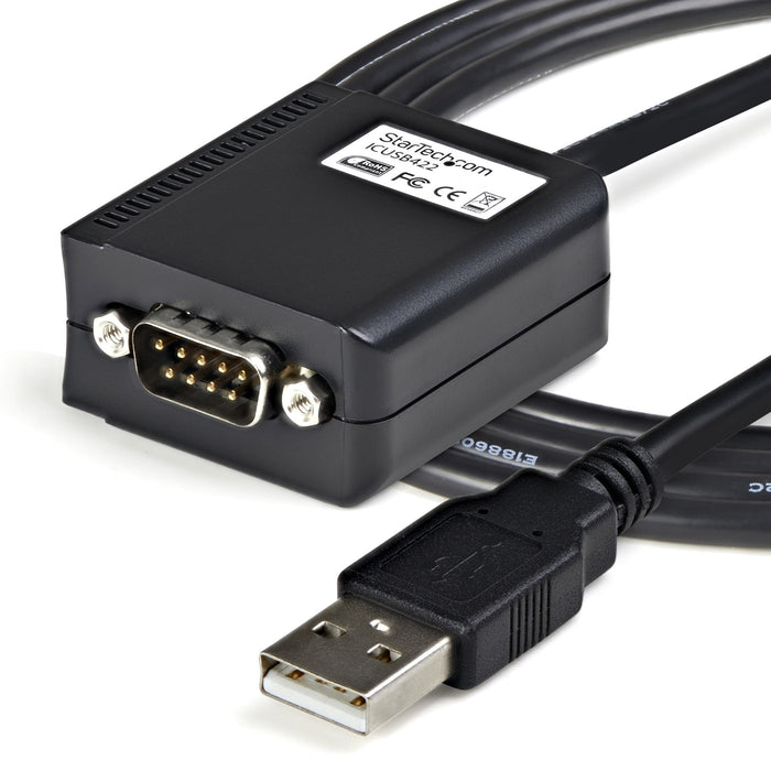 EAN 0065030836548 - StarTech.com ICUSB422 cambiador de género para cable DB9 M USB-A FM Negro imagen 5