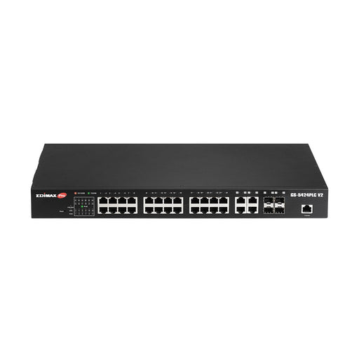 EAN 4717964704276 - Edimax GS-5424PLC V2 switch Gestionado Gigabit Ethernet (10/100/1000) Energía sobre Ethernet (PoE) 1U Neg imagen 1