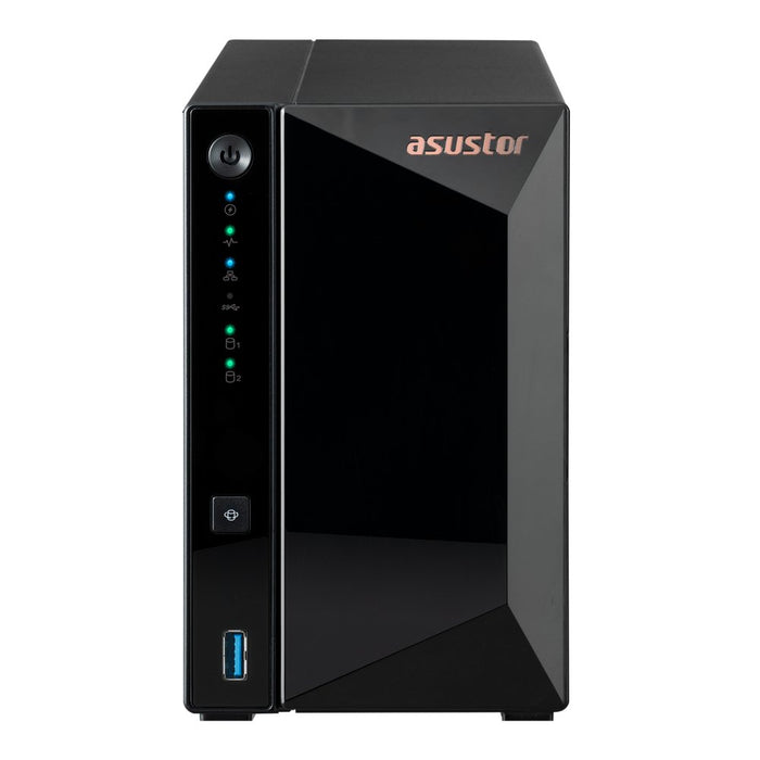 EAN 4710474831517 - Asustor DRIVESTOR 2 Pro Gen2 AS3302T v2 NAS Realtek RTD1619B 2 GB DDR4 ADM Negro imagen 1