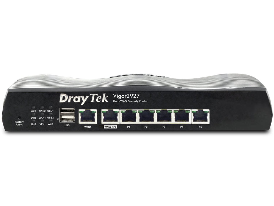 EAN 4710484741219 - DrayTek Vigor2927 router Gigabit Ethernet Negro imagen 2