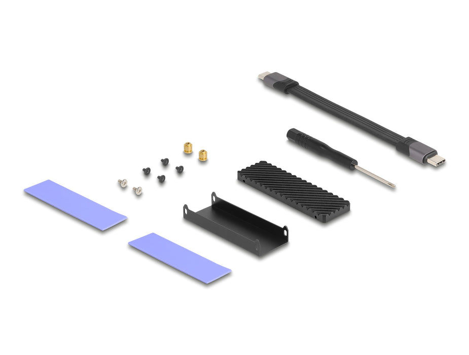 EAN 4043619420292 - DeLOCK 42029 caja para disco duro externo Caja externa para unidad de estado sólido (SSD) Negro, Gris imagen 5