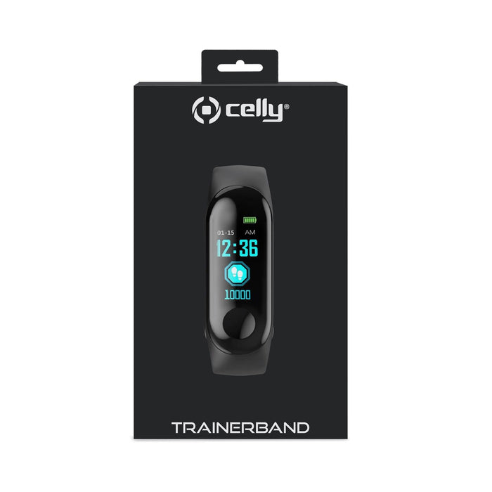 EAN 8021735193340 - Celly TRAINERBANDBK Relojes inteligentes y deportivos 2,44 cm (0.96") LCD Digital Pantalla táctil Negro imagen 5