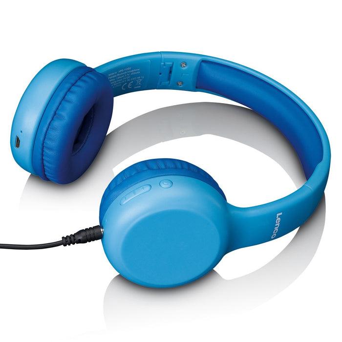 EAN 8711902045557 - Lenco HPB-110 Kids Kopfhörer BT blau 85DB Limite akku stickers Auriculares Inalámbrico y alámbrico Diadem imagen 6