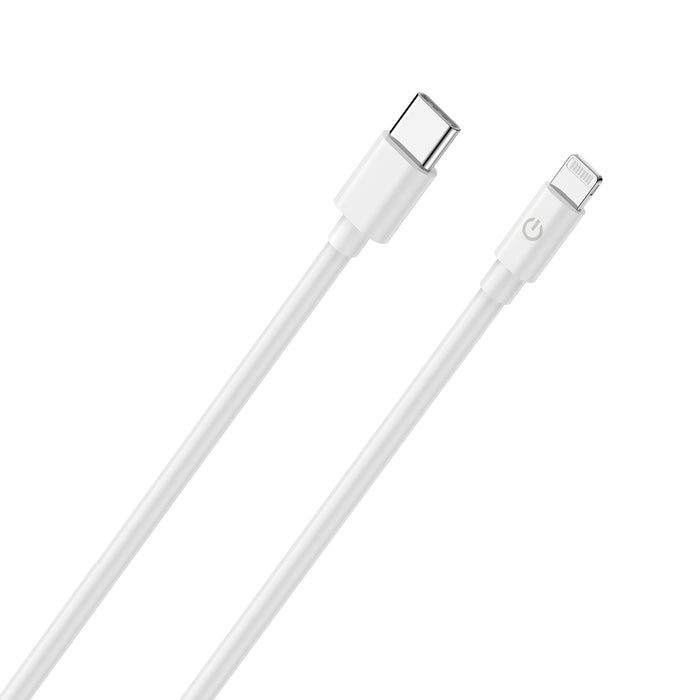 EAN 4040895009029 - RealPower 385242 cable de teléfono móvil Blanco 2 m USB C Lightning imagen 1
