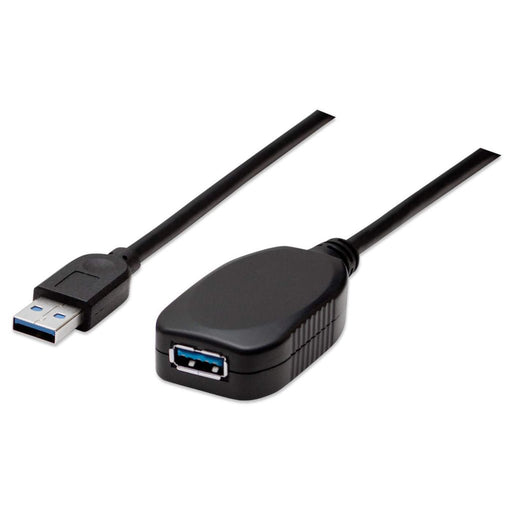 EAN 0766623150712 - Manhattan 150712 cable USB USB 3.2 Gen 1 (3.1 Gen 1) 5 m USB A Negro imagen 1
